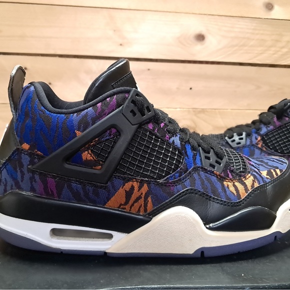 jordan 4 retro black rush violet